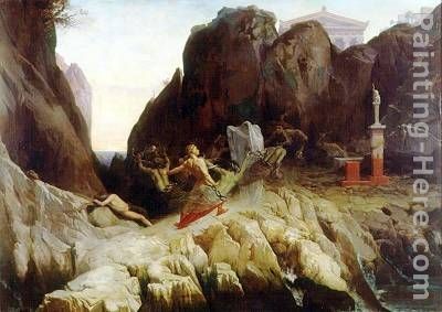 Blaise Alexandre Desgoffe The Wrath of Orestes